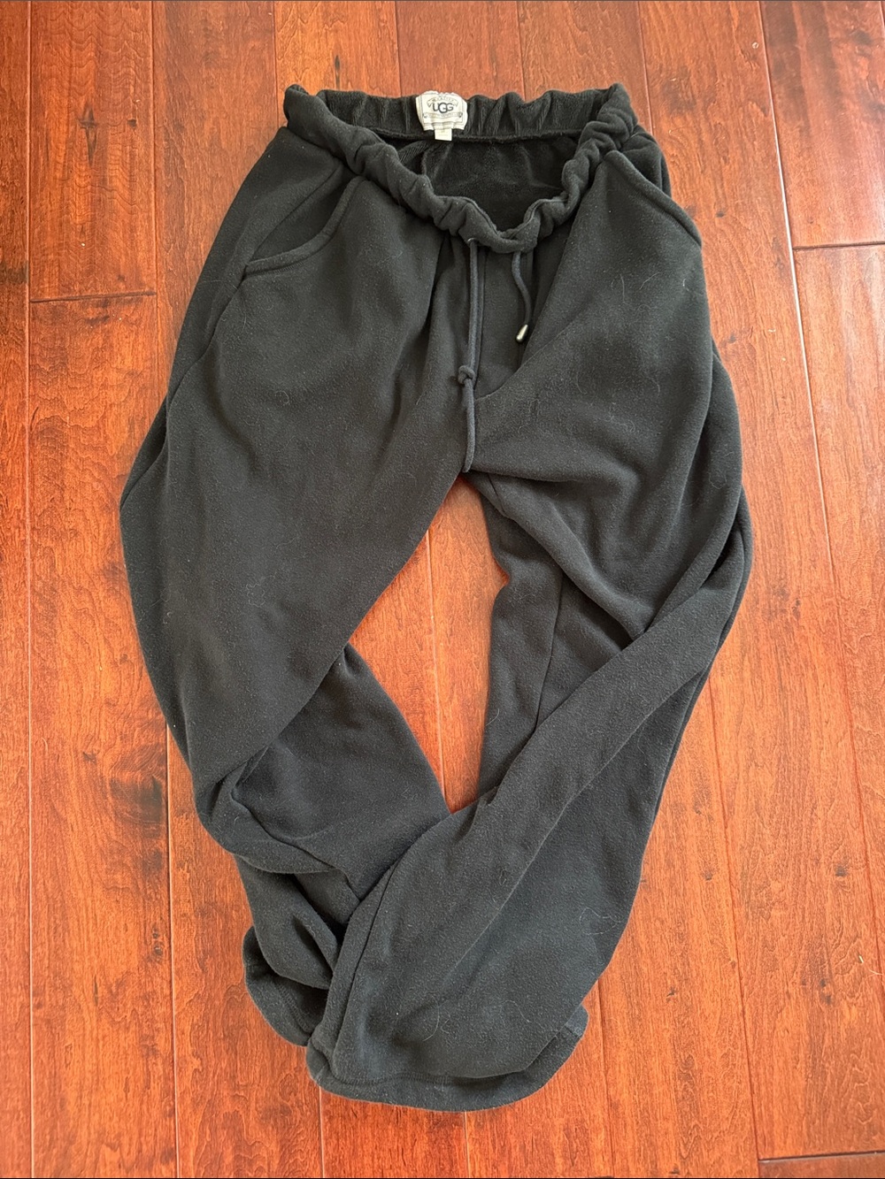 UGG Men's Black Fleece sweat Pants